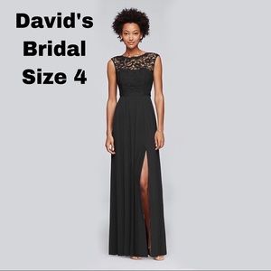 Davids Bridal Bridesmaid Dress Black Tie Prom Gala